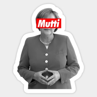 Mutti Merkel Sticker